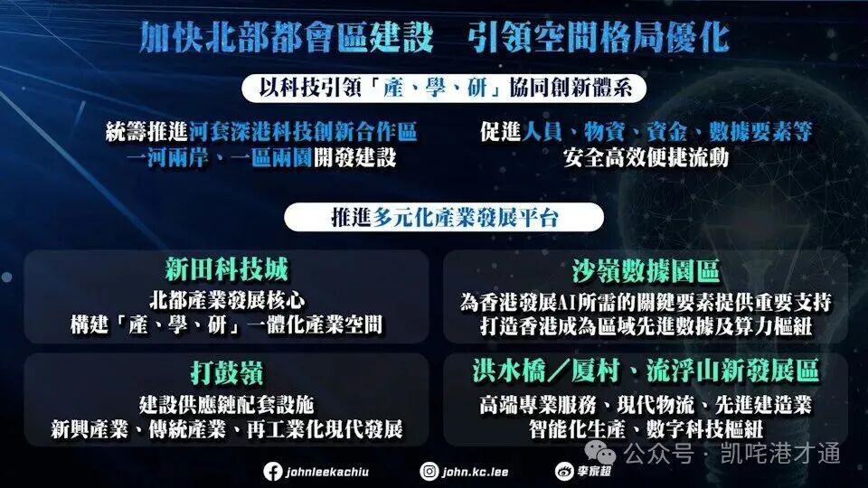 加快北部都会区建设